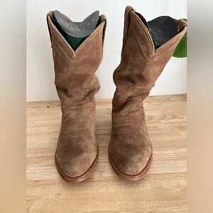 Tecovas The Johnny Granite Suede Cowboy Boots 13D